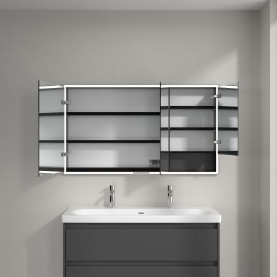 Villeroy & Boch My View+ szafka 130x16,8x75 cm z lustrem grafitowa B48213VR