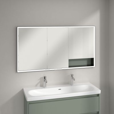 Villeroy & Boch My View+ szafka 140x16,8x75 cm z lustrem zielona B48214AF