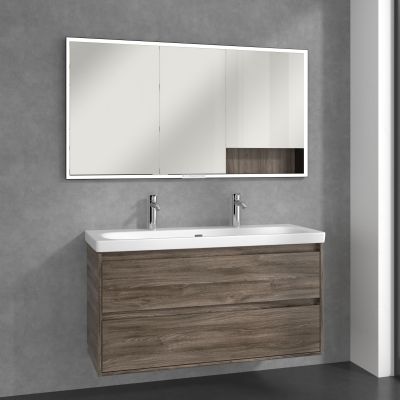 Villeroy & Boch My View+ szafka 140x16,8x75 cm z lustrem Stone Oak B48214RK