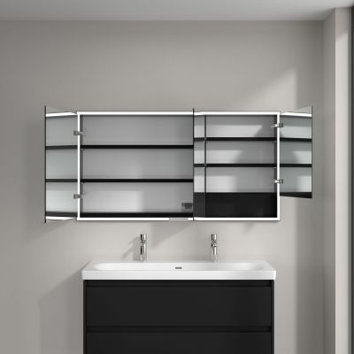 Villeroy & Boch My View+ szafka 140x16,8x75 cm z lustrem Volcano Black B48214VL