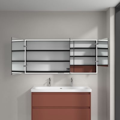 Villeroy & Boch My View+ szafka 160x16,8x75 cm z lustrem wine red B48216AH