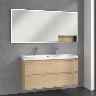Villeroy & Boch My View+ szafka 160x16,8x75 cm z lustrem Nordic Oak B48216VJ