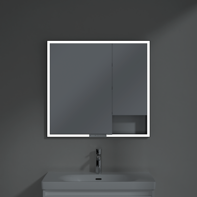 Villeroy & Boch My View+ szafka 80x16,8x75 cm z lustrem Brilliant White B48280VE