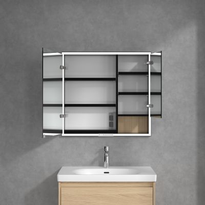 Villeroy & Boch My View+ szafka 80x16,8x75 cm z lustrem do zabudowy Nordic Oak B48280VJ