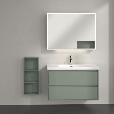 Villeroy & Boch My View+ szafka 30x16,7x75 cm boczna wisząca Soft Green B85530AF
