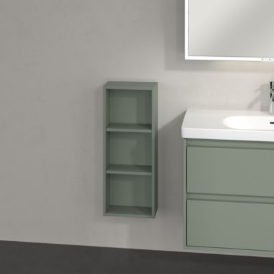 Villeroy & Boch My View+ szafka 30x16,7x75 cm boczna wisząca Soft Green B85530AF