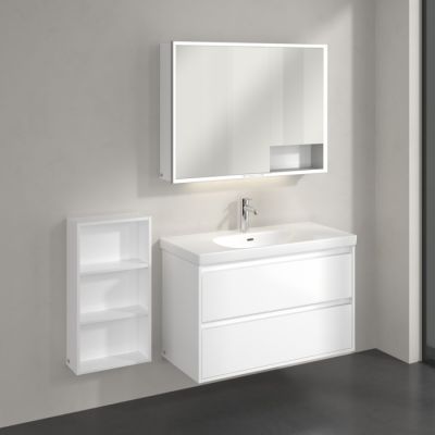 Villeroy & Boch My View+ szafka 40x16,7x75 cm boczna wisząca Brilliant White B85540VE