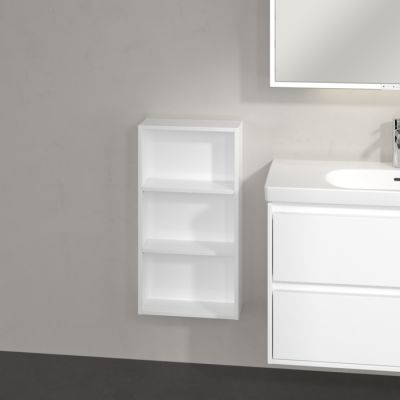 Villeroy & Boch My View+ szafka 40x16,7x75 cm boczna wisząca Brilliant White B85540VE