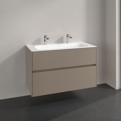 Villeroy & Boch Collaro szafka 99,6x49,8x60,3 cm podumywalkowa wisząca Taupe C13900VM