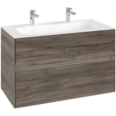 Villeroy & Boch Collaro szafka 99,6x49,8x60,3 cm podumywalkowa wisząca Stone Oak C139B0RK