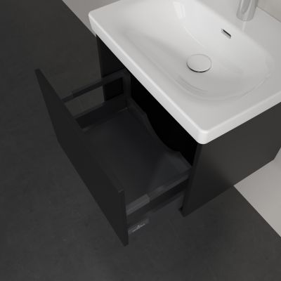 Villeroy & Boch Skyla szafka 52,2x42,4x43,6 cm podumywalkowa wisząca Volcano Black C78300VL