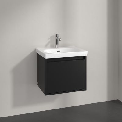 Villeroy & Boch Skyla szafka 52,2x42,4x43,6 cm podumywalkowa wisząca Volcano Black C78300VL