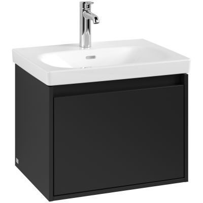 Villeroy & Boch Skyla szafka 57,2x43,9x43,6 cm podumywalkowa wisząca Volcano Black C78400VL