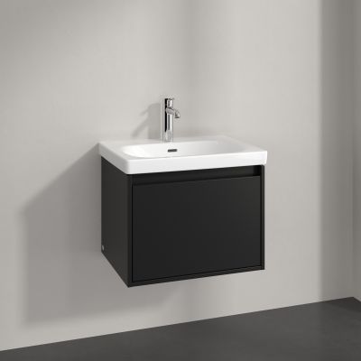 Villeroy & Boch Skyla szafka 57,2x43,9x43,6 cm podumywalkowa wisząca Volcano Black C78400VL