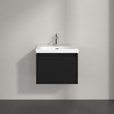 Villeroy & Boch Skyla szafka 57,2x43,9x43,6 cm podumywalkowa wisząca Volcano Black C78400VL