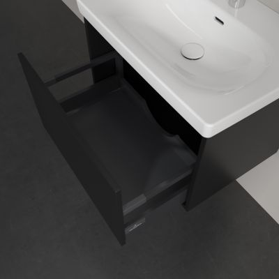 Villeroy & Boch Skyla szafka 62,2x43,9x43,6 cm podumywalkowa wisząca Volcano Black C78500VL