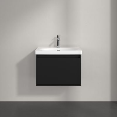 Villeroy & Boch Skyla szafka 62,2x43,9x43,6 cm podumywalkowa wisząca Volcano Black C78500VL