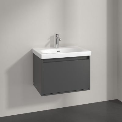 Villeroy & Boch Skyla szafka 62,2x43,9x43,6 cm podumywalkowa wisząca Graphite C78500VR