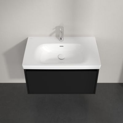 Villeroy & Boch Skyla szafka 77,2x43,9x43,6 cm podumywalkowa wisząca Volcano Black C78600VL