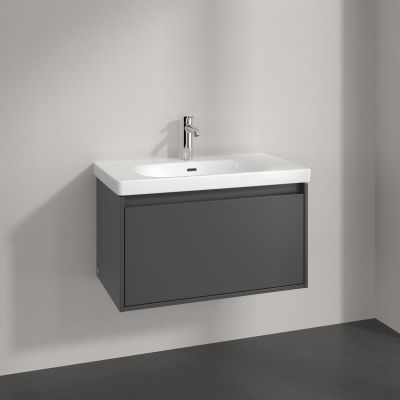 Villeroy & Boch Skyla szafka 77,2x43,9x43,6 cm podumywalkowa wisząca Graphite C78600VR