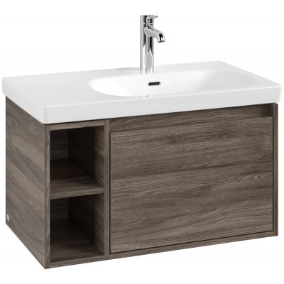 Villeroy & Boch Skyla szafka 77,2x43,9x43,6 cm podumywalkowa wisząca prawa Stone Oak C78700RK