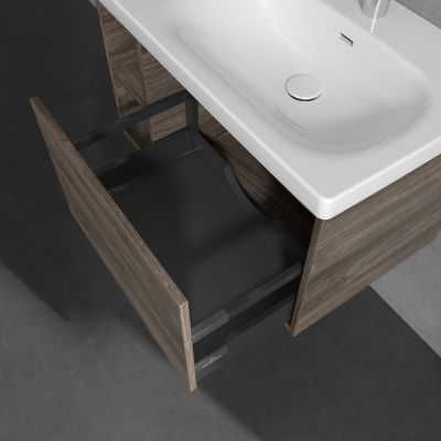 Villeroy & Boch Skyla szafka 77,2x43,9x43,6 cm podumywalkowa wisząca prawa Stone Oak C78700RK