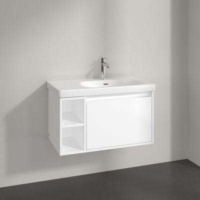 Villeroy & Boch Skyla szafka 77,2x43,9x43,6 cm podumywalkowa wisząca prawa Brilliant White C78700VE