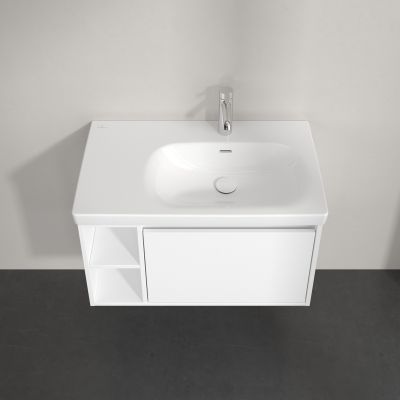 Villeroy & Boch Skyla szafka 77,2x43,9x43,6 cm podumywalkowa wisząca prawa Brilliant White C78700VE