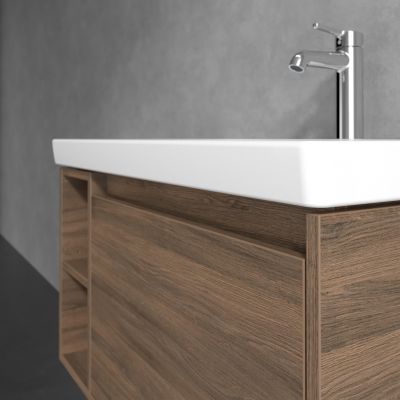 Villeroy & Boch Skyla szafka 77,2x43,9x43,6 cm podumywalkowa wisząca prawa Arizona Oak C78700VH