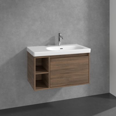 Villeroy & Boch Skyla szafka 77,2x43,9x43,6 cm podumywalkowa wisząca prawa Arizona Oak C78700VH