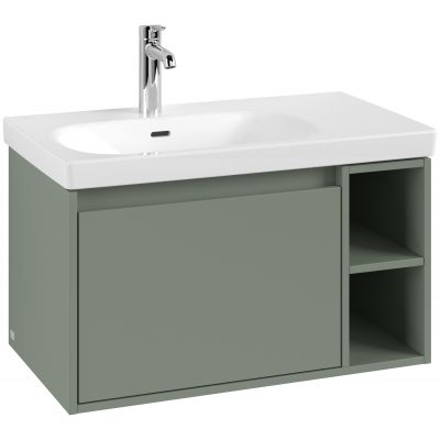 Villeroy & Boch Skyla szafka 77,2x43,9x43,6 cm podumywalkowa wisząca lewa Soft Green C78800AF