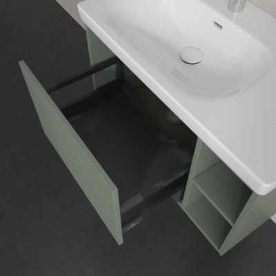 Villeroy & Boch Skyla szafka 77,2x43,9x43,6 cm podumywalkowa wisząca lewa Soft Green C78800AF