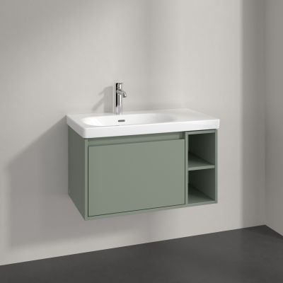 Villeroy & Boch Skyla szafka 77,2x43,9x43,6 cm podumywalkowa wisząca lewa Soft Green C78800AF