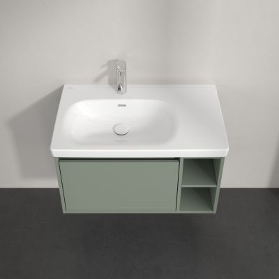 Villeroy & Boch Skyla szafka 77,2x43,9x43,6 cm podumywalkowa wisząca lewa Soft Green C78800AF