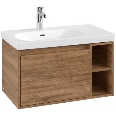 Villeroy & Boch Skyla szafka 77,2x43,9x43,6 cm podumywalkowa wisząca lewa Oak Kansas C78800RH