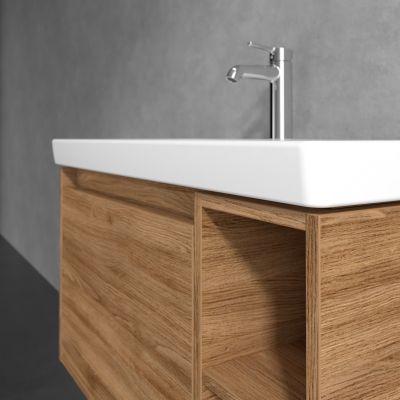 Villeroy & Boch Skyla szafka 77,2x43,9x43,6 cm podumywalkowa wisząca lewa Oak Kansas C78800RH