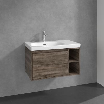 Villeroy & Boch Skyla szafka 77,2x43,9x43,6 cm podumywalkowa wisząca lewa Stone Oak C78800RK