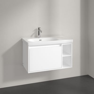 Villeroy & Boch Skyla szafka 77,2x43,9x43,6 cm podumywalkowa wisząca lewa Brilliant White C78800VE
