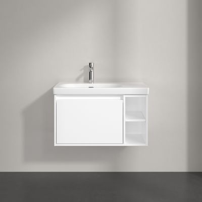 Villeroy & Boch Skyla szafka 77,2x43,9x43,6 cm podumywalkowa wisząca lewa Brilliant White C78800VE