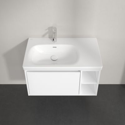 Villeroy & Boch Skyla szafka 77,2x43,9x43,6 cm podumywalkowa wisząca lewa Brilliant White C78800VE
