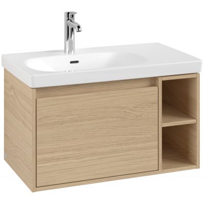 Villeroy & Boch Skyla szafka 77,2x43,9x43,6 cm podumywalkowa wisząca lewa Nordic Oak C78800VJ