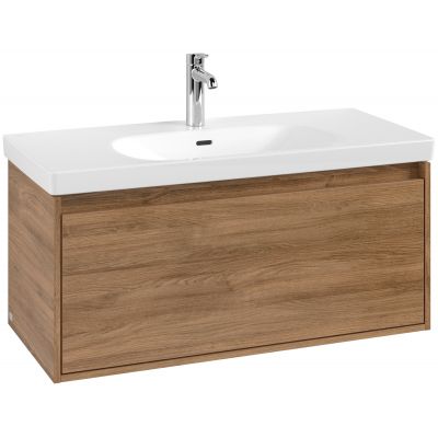 Villeroy & Boch Skyla szafka 97,2x43,9x43,6 cm podumywalkowa wisząca Oak Kansas C78900RH