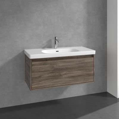 Villeroy & Boch Skyla szafka 97,2x43,9x43,6 cm podumywalkowa wisząca Stone Oak C78900RK