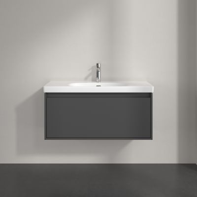 Villeroy & Boch Skyla szafka 97,2x43,9x43,6 cm podumywalkowa wisząca Graphite C78900VR