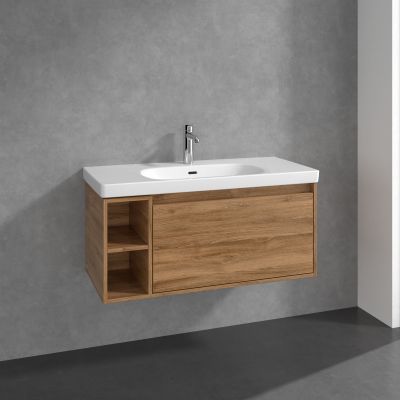 Villeroy & Boch Skyla szafka 97,2x43,9x43,6 cm podumywalkowa wisząca Oak Kansas C79000RH