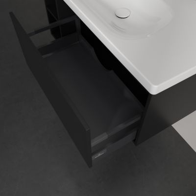 Villeroy & Boch Skyla szafka 97,2x43,9x43,6 cm podumywalkowa wisząca Volcano Black C79000VL