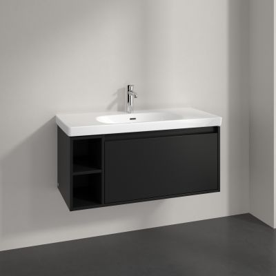 Villeroy & Boch Skyla szafka 97,2x43,9x43,6 cm podumywalkowa wisząca Volcano Black C79000VL