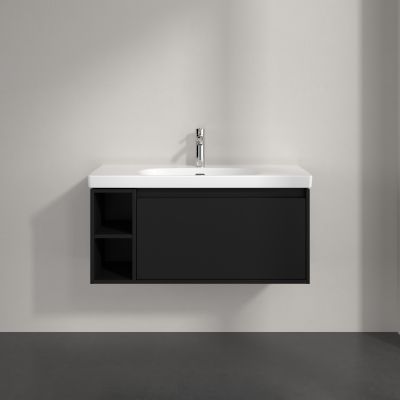 Villeroy & Boch Skyla szafka 97,2x43,9x43,6 cm podumywalkowa wisząca Volcano Black C79000VL