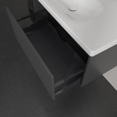 Villeroy & Boch Skyla szafka 97,2x43,9x43,6 cm podumywalkowa wisząca Graphite C79000VR