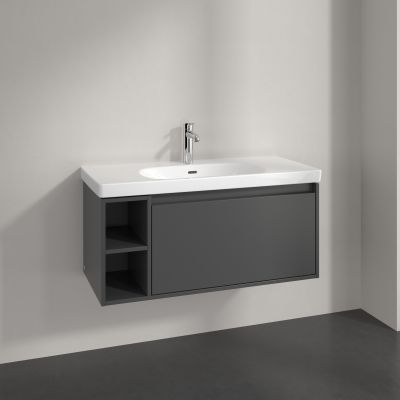 Villeroy & Boch Skyla szafka 97,2x43,9x43,6 cm podumywalkowa wisząca Graphite C79000VR